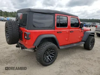 2023 Jeep Wrangler Sport with VIN 1C4HJXDG5PW527992, listed as a Copart auction lot 73312234 with 32,686 mi miles and Salvage Title. Bid and sale history available at DreamBid. Image 3.