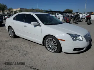 2007 Mercury Milan Premier with VIN 3MEHM08187R602626, listed as a Copart auction lot 59989294 with 128,471 mi miles and Salvage Title. Bid and sale history available at carsss.com. Image 4.