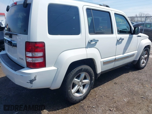 2008 Jeep Liberty Limited with VIN 1J8GN58K08W158293, listed as a IAAI auction lot 41991196 with 183,329 mi miles and . Bid and sale history available at carsss.com. Image 4.