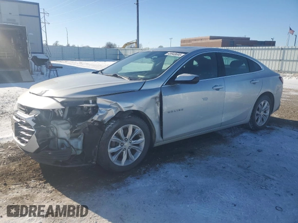 2019 Chevrolet Malibu LT with VIN 1G1ZD5ST4KF104810, listed as a Copart auction lot 45948695 with 107,846 mi miles and Salvage Title. Bid and sale history available at DreamBid. Image 1.