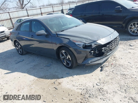 2023 Hyundai Elantra SEL with VIN KMHLS4AG4PU605972, listed as a IAAI auction lot 41784088 with 54,125 mi miles and . Bid and sale history available at DreamBid. Image 1.