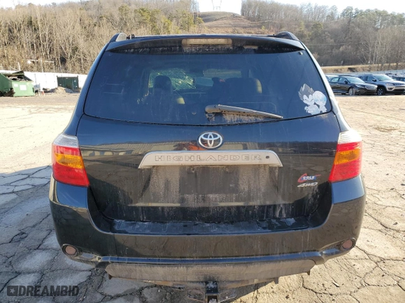 2010 Toyota Highlander SE with VIN 5TDJK3EH8AS030778, listed as a Copart auction lot 43238455 with 0 mi miles and Salvage Title. Bid and sale history available at carsss.com. Image 6.