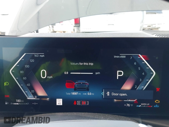 2024 BMW 4 Series 430i с VIN WBA23AT05RCP03975, выставлен на аукционе IAAI как лот 42488080 с пробегом 18 587 миль миль и . История ставок и продаж доступна на DreamBid. Изображение 7.