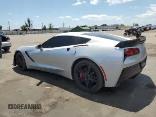 2019 Chevrolet Corvette 1LT with VIN 1G1YA2D78K5106441, listed as a Copart auction lot 53680845 with 27,206 mi miles and Salvage title. Bid and sale history available at DreamBid. Image 2.