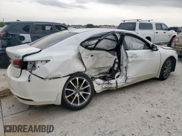 2015 Acura TLX Advance с VIN 19UUB2F77FA021511, выставлен на аукционе Copart как лот 56581325 с пробегом Не указан миль и Списание • Salvage title. История ставок и продаж доступна на DreamBid. Изображение 3.
