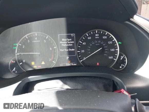 2018 Lexus RX with VIN JTJGZKCA3J2004499, listed as a IAAI auction lot 42019698 with 53,674 mi miles. Bid and sale history available at carsss.com. Image 7.