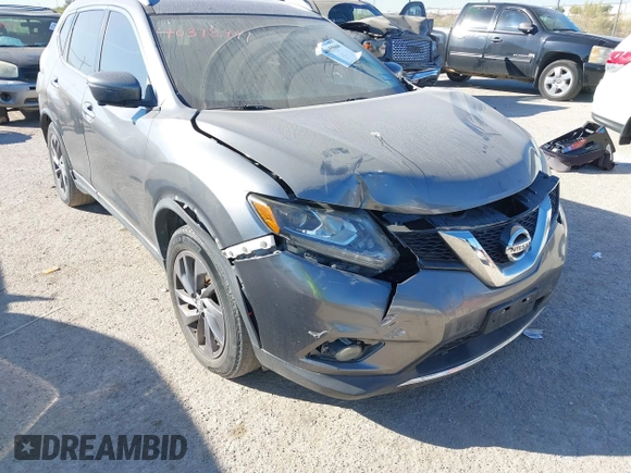 2016 Nissan Rogue SL with VIN 5N1AT2MT8GC874175, listed as a IAAI auction lot 40655066 with 134,540 mi miles and . Bid and sale history available at carsss.com. Image 6.