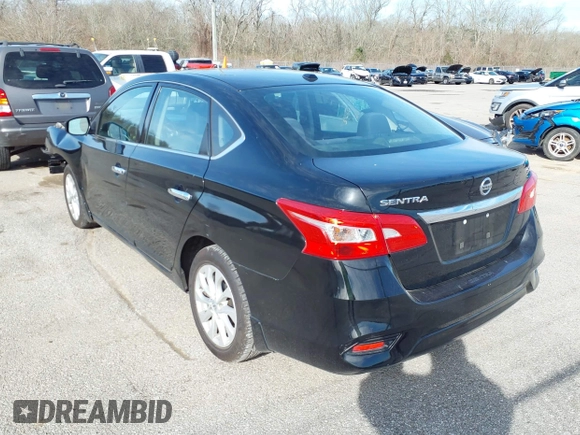 2018 Nissan Sentra SV with VIN 3N1AB7AP6JL624637, listed as a IAAI auction lot 41629422 with 143,673 mi miles. Bid and sale history available at carsss.com. Image 3.