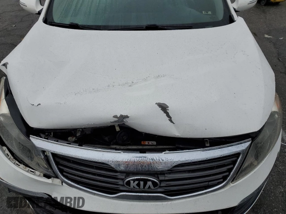 2013 Kia Sportage LX with VIN KNDPB3A25D7448208, listed as a Copart auction lot 49738295 with 161,551 mi miles and Salvage Title. Bid and sale history available at carsss.com. Image 12.