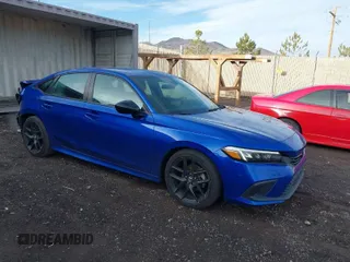 2022 Honda Civic Sedan Sport with VIN 2HGFE2F50NH569798, listed as a IAAI auction lot 41079109 with 24,666 mi miles. Bid and sale history available at carsss.com. Image 1.