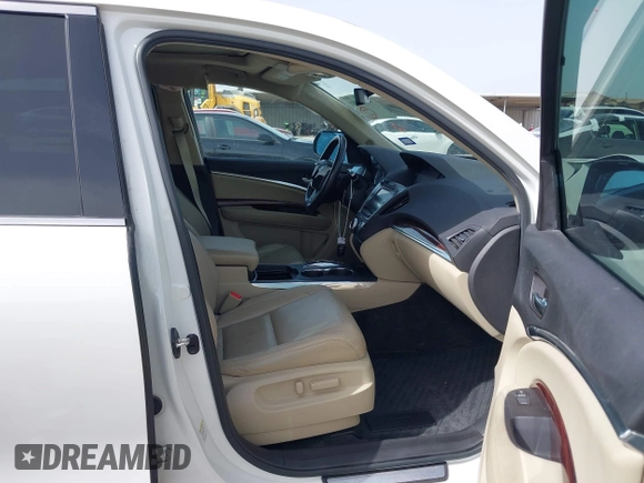 2016 Acura MDX with VIN 5FRYD3H27GB006404, listed as a IAAI auction lot 41755801 with 127,212 mi miles. Bid and sale history available at carsss.com. Image 5.