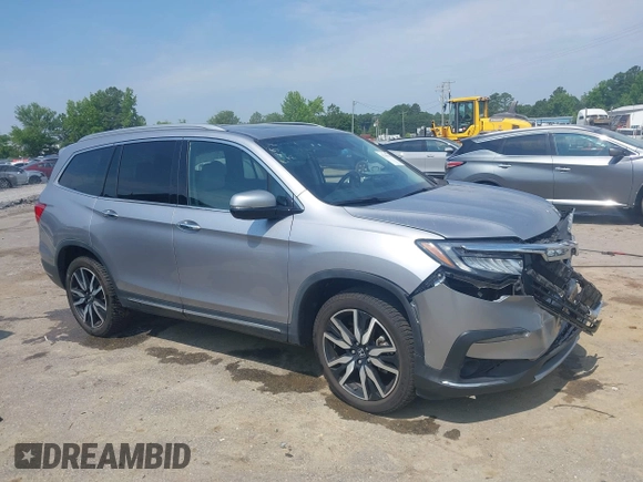 2019 Honda Pilot Elite with VIN 5FNYF6H08KB025449, listed as a IAAI auction lot 42450139 with 98,368 mi miles and . Bid and sale history available at DreamBid. Image 1.