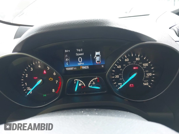 2017 Ford Escape S with VIN 1FMCU0F76HUD86123, listed as a IAAI auction lot 42753873 with 193,597 mi miles and . Bid and sale history available at DreamBid. Image 7.