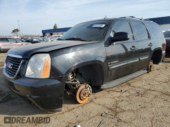 2009 GMC Yukon SLT w/4SB with VIN 1GKFK33089R187552, listed as a Copart auction lot 49107585 with 0 mi miles and Clean Title. Bid and sale history available at carsss.com. Image 1.