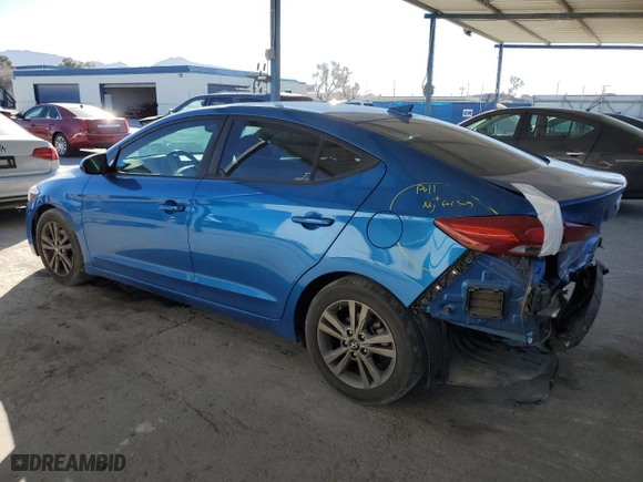 2018 Hyundai Elantra SEL with VIN 5NPD84LF9JH281382, listed as a Copart auction lot 43614285 with 85,143 mi miles and Salvage Title. Bid and sale history available at carsss.com. Image 2.
