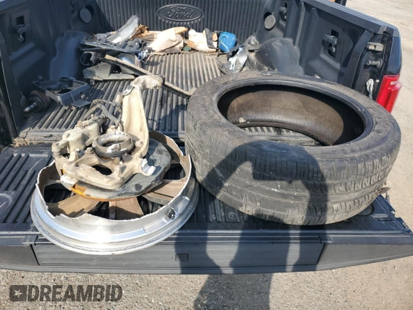 2016 Ford F-150 XLT with VIN 1FTEW1EG7GFC72102, listed as a Copart auction lot 61249415 with 52,492 mi miles and Salvage title. Bid and sale history available at DreamBid. Image 12.