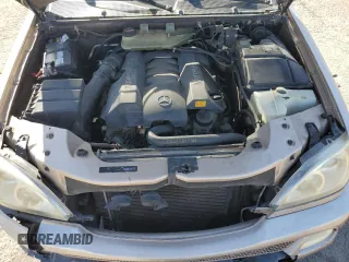 2004 Mercedes-Benz M-Class 5.0L with VIN 4JGAB75E64A488281, listed as a Copart auction lot 77031744 with 128,699 mi miles and Salvage Title. Bid and sale history available at carsss.com. Image 11.