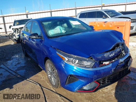 2024 Kia Forte GT-Line with VIN 3KPF54AD2RE792015, listed as a IAAI auction lot 41659286 with 8,599 mi miles and . Bid and sale history available at carsss.com. Image 1.