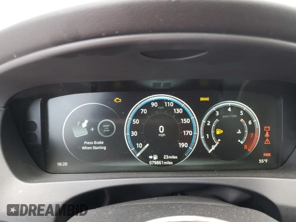 2017 Jaguar F-Pace S with VIN SADCM2BV9HA494620, listed as a Copart auction lot 53371795 with 79,861 mi miles and Salvage title. Bid and sale history available at DreamBid. Image 9.