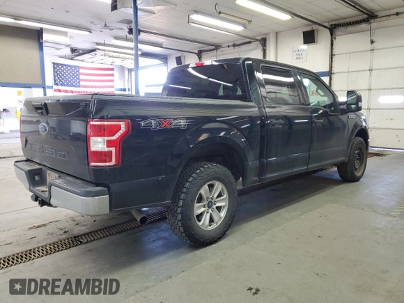 2018 Ford F-150 XL with VIN 1FTEW1E59JFA02357, listed as a Copart auction lot 53058665 with 101,666 mi miles and Clean Title. Bid and sale history available at DreamBid. Image 3.
