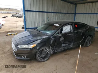 2014 Ford Fusion Titanium with VIN 3FA6P0K91ER276850, listed as a Copart auction lot 52452995 with 0 mi miles and Salvage Title. Bid and sale history available at carsss.com. Image 1.
