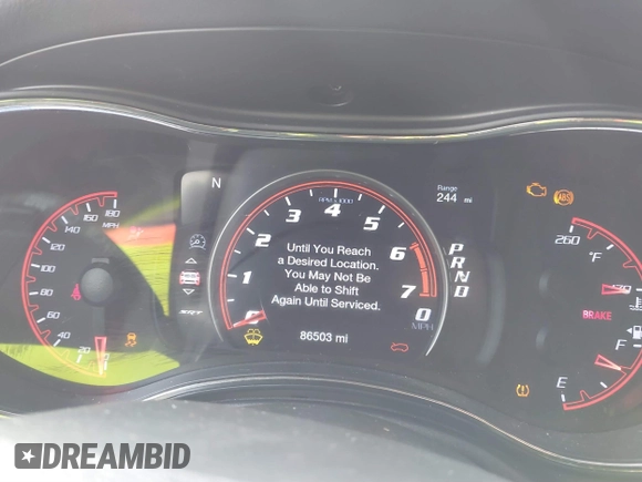 2018 Dodge Durango SRT with VIN 1C4SDJGJ4JC341550, listed as a IAAI auction lot 41525295 with 86,503 mi miles and . Bid and sale history available at DreamBid. Image 7.