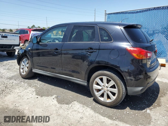 2014 Mitsubishi Outlander Sport ES with VIN 4A4AP3AU7EE016699, listed as a Copart auction lot 52827495 with 121,174 mi miles and Salvage Title. Bid and sale history available at carsss.com. Image 2.