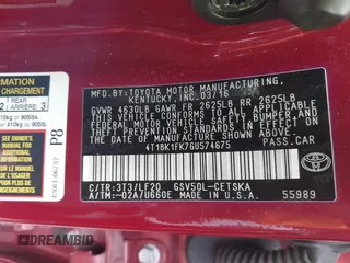 2016 Toyota Camry XSE with VIN 4T1BK1FK7GU574675, listed as a IAAI auction lot 41836706 with 102,684 mi miles. Bid and sale history available at carsss.com. Image 9.
