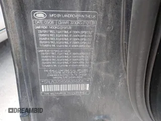 2006 Land Rover LR3 SE с VIN SALAD25456A384904, выставлен на аукционе IAAI как лот 42820267 с пробегом 169 808 миль миль и . История ставок и продаж доступна на DreamBid. Изображение 9.