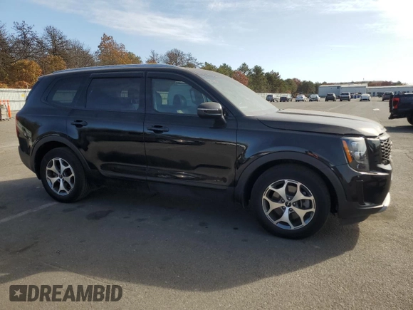 2022 Kia Telluride EX with VIN 5XYP3DHC6NG298728, listed as a Copart auction lot 77113074 with 27,690 mi miles and Salvage title. Bid and sale history available at DreamBid. Image 4.