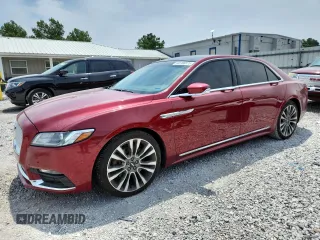 2017 Lincoln Continental Select with VIN 1LN6L9SK3H5624065, listed as a Copart auction lot 60708875 with 103,158 mi miles and Salvage title. Bid and sale history available at DreamBid. Image 1.