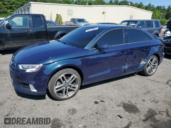 2017 Audi A3 Premium with VIN WAUB8GFF3H1071637, listed as a Copart auction lot 60735844 with 116,125 mi miles and Salvage Title. Bid and sale history available at DreamBid. Image 1.