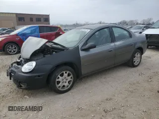 2005 Dodge Neon SXT with VIN 1B3ES56CX5D137320, listed as a Copart auction lot 85142474 with 0 mi miles and Salvage Title. Bid and sale history available at carsss.com. Image 1.