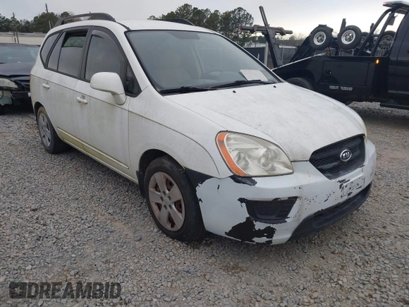 2009 Kia Rondo LX with VIN KNAFG526097252515, listed as a IAAI auction lot 41391949 with 174,583 mi miles. Bid and sale history available at carsss.com. Image 1.