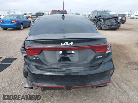 2024 Kia Forte GT with VIN 3KPF44AC7RE771672, listed as a IAAI auction lot 41681846 with 8,270 mi miles and . Bid and sale history available at DreamBid. Image 16.