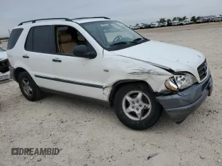 1999 Mercedes-Benz M-Class with VIN 4JGAB54E6XA112237, listed as a Copart auction lot 80163624 with 224,995 mi miles and Salvage Title. Bid and sale history available at carsss.com. Image 4.