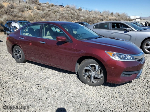 2017 Honda Accord Sedan LX with VIN 1HGCR2F34HA232463, listed as a Copart auction lot 50269365 with 41,651 mi miles and Salvage Title. Bid and sale history available at carsss.com. Image 4.