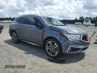 2017 Acura MDX Advance with VIN 5FRYD3H8XHB001445, listed as a Copart auction lot 60492425 with 139,450 mi miles and Salvage title. Bid and sale history available at DreamBid. Image 4.