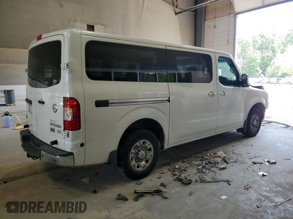 2016 Nissan NV S with VIN 5BZBF0AA5GN851741, listed as a Copart auction lot 61637615 with 212,887 mi miles and Salvage title. Bid and sale history available at DreamBid. Image 3.