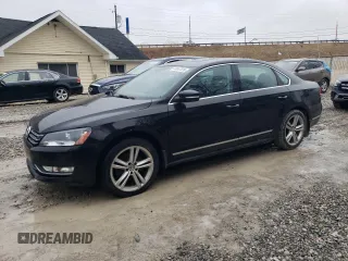 2015 Volkswagen Passat SEL Premium with VIN 1VWCT7A38FC058674, listed as a Copart auction lot 44047935 with 64,635 mi miles and Clean title. Bid and sale history available at DreamBid. Image 1.