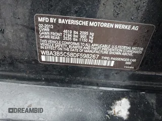 2013 BMW 3 Series 328i xDrive z VIN WBA3B5C58DF598267, wystawiony jako IAAI lot #42368885 z przebiegiem 147 029 mil mil oraz . Historia ofert i sprzedaży dostępna na DreamBid. Obrazek 9.