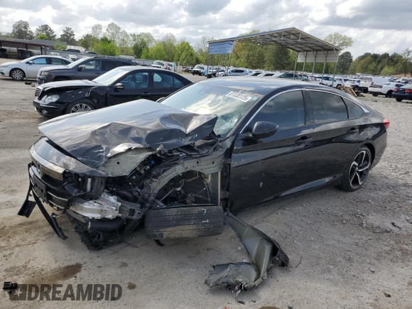 2022 Honda Accord Sedan Sport SE with VIN 1HGCV1F47NA061640, listed as a Copart auction lot 51530125 with 10,469 mi miles and Salvage Title. Bid and sale history available at carsss.com. Image 1.