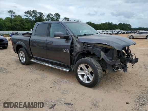 2015 Ram 1500 Sport z VIN 1C6RR7MT4FS539770, wystawiony jako Copart lot #53838425 z przebiegiem 155 757 mil mil oraz Szkoda całkowita • Salvage title. Historia ofert i sprzedaży dostępna na DreamBid. Obrazek 4.
