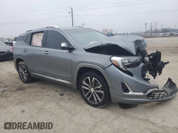 2019 GMC Terrain Denali with VIN 3GKALXEX5KL265114, listed as a Copart auction lot 44833985 with 140,867 mi miles and Salvage Title. Bid and sale history available at carsss.com. Image 4.