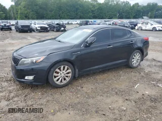 2015 Kia Optima EX z VIN 5XXGN4A70FG425339, wystawiony jako Copart lot #58744265 z przebiegiem 167 716 mil mil oraz Czysty tytuł • Clean title. Historia ofert i sprzedaży dostępna na DreamBid. Obrazek 1.