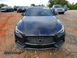 2022 Infiniti Q60 Red Sport 400 with VIN JN1FV7LK5NM660409, listed as a Copart auction lot 71884424 with 35,354 mi miles and Salvage title. Bid and sale history available at DreamBid. Image 5.
