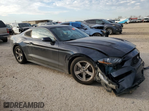 2021 Ford Mustang EcoBoost with VIN 1FA6P8TH8M5134145, listed as a Copart auction lot 89177255 with 41,098 mi miles and Salvage Title. Bid and sale history available at carsss.com. Image 4.
