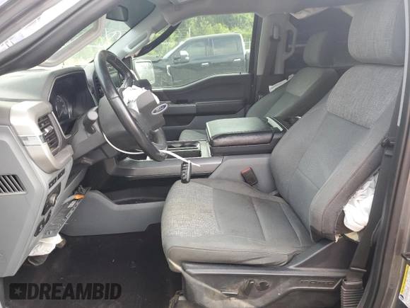 2022 Ford F-150 XL with VIN 1FTFW1E54NFA60192, listed as a Copart auction lot 56924485 with 101,403 mi miles and Salvage title. Bid and sale history available at DreamBid. Image 7.