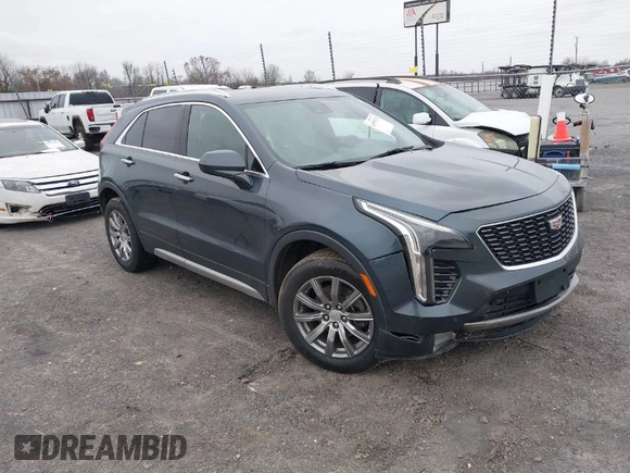2020 Cadillac XT4 AWD Premium Luxury with VIN 1GYFZDR45LF062180, listed as a IAAI auction lot 41599215 with 105,350 mi miles. Bid and sale history available at carsss.com. Image 1.