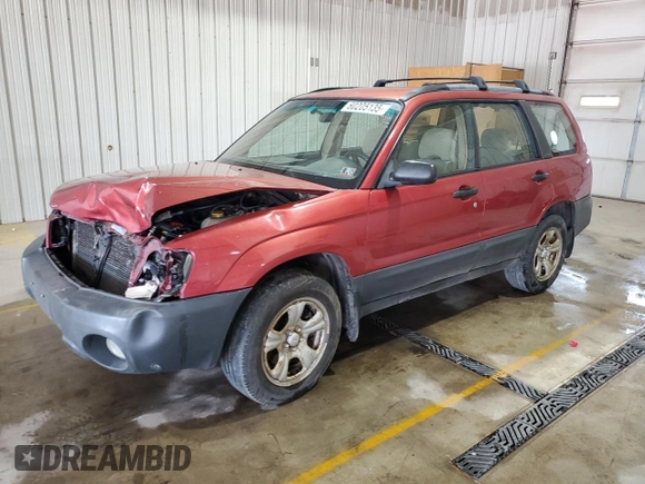 2003 Subaru Forester X z VIN JF1SG63623H708799, wystawiony jako Copart lot #60205135 z przebiegiem 294 969 mil mil oraz Szkoda całkowita • Salvage title. Historia ofert i sprzedaży dostępna na DreamBid. Obrazek 1.
